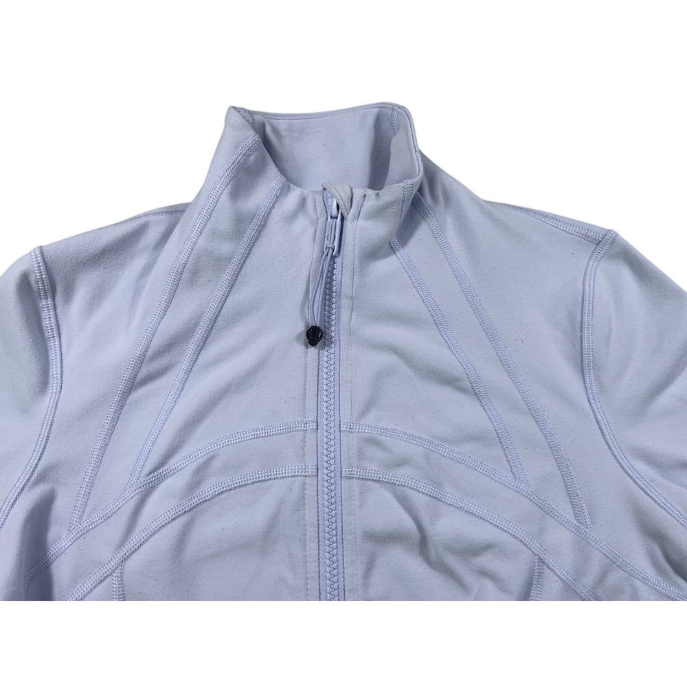 Lululemon Define Jacket Blue Full Zip Thumbhole Size 6